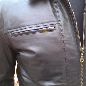 แจ็กเก็ตหนังแท้สำหรับผู้ชายแจ็กเก็ตหนังแท้สำหรับขี่มอเตอร์ไซค์ - Product Image 3