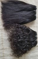 Cheveux humains Remy Super Double Drawn, tissage double machine, 100% de haute qualité, bruts non traités, provenant d'un seul donneur, Cheveux de temple indiens, Genius