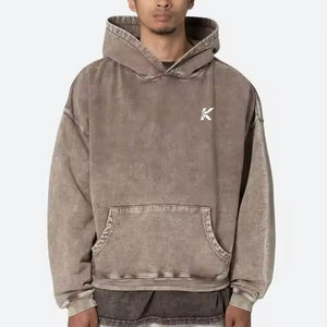 เสื้อฮู้ดดี้โอเวอร์ไซส์ ผ้าฝ้าย 100% ทรงปกติ สวมใส่สบายๆ สำหรับกิจกรรมกลางแจ้ง สตรีทแวร์ เป็นมิตรกับสิ่งแวดล้อม ระบายอากาศได้ดี ให้ความอบอุ่นในฤดูหนาว - Product Image 5
