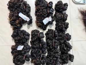 Extensions de Cheveux Humains Indiens Body Wave de Couleur Claire en Gros, Double Drawn, Bruts et Cuticules Alignées - Product Image 4