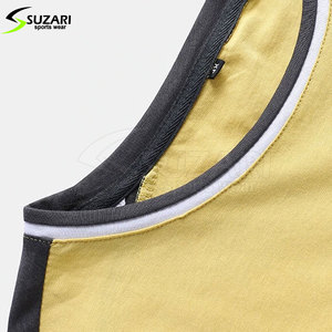 Pakistan fait hommes T-Shirt d'été 100% coton séchage rapide Unique solide Design imprimé confortable tricoté tissu bas quantité minimale de commande court - Product Image 3