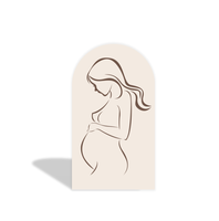 Lot de 3 supports de toile de fond Chiara Arch avec housse en tissu tendu imprimée sur mesure pour photomaton, idéal pour les décorations de baby shower et de mariages