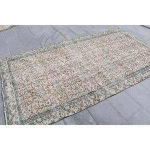 Alfombra Vintage de 5.3x9.4 pies, Alfombra, Alfombra de Lana con Estampado Animal Azul - Product Image 2