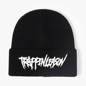 Bonnet d'hiver unisexe de luxe et chaud avec logo personnalisé Bonnet en tricot de laine côtelé en coton de haute qualité pour hommes et femmes Vente en gros - Product Image 5