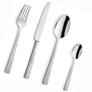 Ensemble de couverts de luxe en acier inoxydable, or, fabricant de gros, couverts, couteaux, fourchettes et cuillères pour dîner occidental - Product Image 2