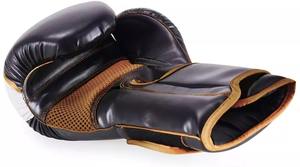 Venta al por mayor de guantes de boxeo con logotipo personalizado hechos de algodón y cuero PU para el entrenamiento en artes marciales - Product Image 3