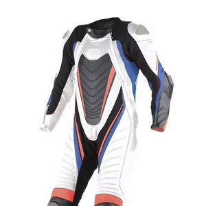 Nueva llegada logotipo personalizado hombres desgaste superventas moto trajes de cuero al aire libre desgaste hombres ropa desgaste trajes - Product Image 2