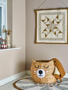 Hot Product Christmas 2024 Bear Shaped Clothes Basket, <b>Toy</b> Basket Made From Natural Water Hyacinth Eco-friendly Safety <b>for</b> Kids - Product Image 4