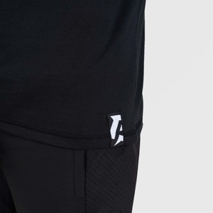 M024 เสื้อยืดแขนยาวลำลองทรงสลิมฟิตสีดำ - Product Image 5