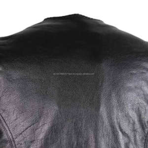 Chaleco de Motocicleta para Hombre, Talla Grande, de Cuero Vacuno Negro, Transpirable, de Secado Rápido, con Calefacción, de Alta Calidad, Invierno 2025, OEM Original - Product Image 2