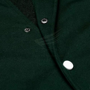 Chaqueta de Invierno Estilo Letterman para Hombre, Calidad Premium, Mezcla de Lana/Algodón, Transpirable, Cuello Mao, Estilo Urbano, Logotipo Frontal - Product Image 5