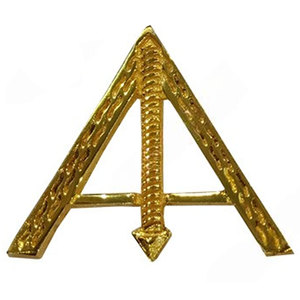 2025 MAÇONNIQUE REGALIA GILT BIJOU POUR COLLIER DE AASR EXPERT - Product Image 4