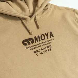 Unisex 350GSM Sudadera con capucha de gran tamaño con logotipo personalizado bordado de peso pesado de invierno Sudaderas con capucha para hombre en negro - Product Image 3