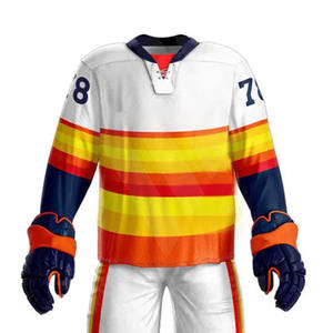 Uniformes de Hockey sobre Hielo de Poliéster 100%, Transpirables, de Secado Rápido, Personalizables, para Ropa Deportiva para Hombres Adultos - Product Image 3