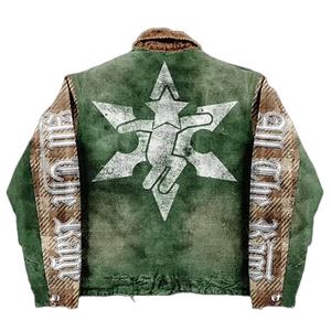 เสื้อฮู้ดพิมพ์ลายสำหรับผู้ชายแห้งเร็วขนาดใหญ่ปัก6XL ด้วยพลอยเทียมเสื้อฮู้ดของผู้ชายผลิตในปากีสถาน - Product Image 5