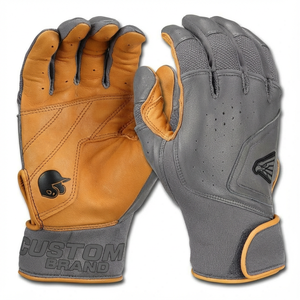 Gants de frappe de baseball personnalisés Elite Momentum à bas prix, paume synthétique spécialisée, design hexagonal agressif, gants de frappe de softball - Product Image 5