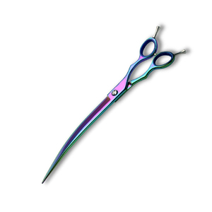 กรรไกรเล็มขนสัตว์เลี้ยงแบบมืออาชีพกรรไกรเล็มขนสัตว์เลี้ยงหลายสีมีคมใบมีดโค้งสองนิ้ว - Product Image 6