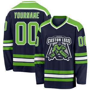 OEM 2025 Polyester Mesh Ice Hockey Jersey <b>for</b> <b>Men</b> Custom Made Ice Hokey Jersey Top Quality USA - Product Image 1