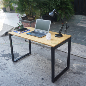 รีคแบมบู BFRB002-120x60cm โต๊ะคอมพิวเตอร์ขาเหล็ก ประกอบง่าย - Product Image 4