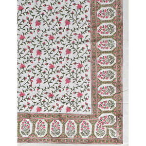 High Quality Block Printed <b>Flat</b> <b>Sheet</b> <b>Fitted</b> Bed <b>Sheets</b> in King Queen Twin Sizes Plain Style for Bedroom Hotel Hospital Use - Product Image 1