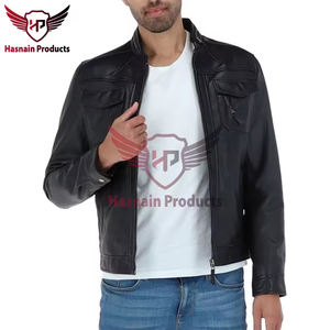 เอดินเบิร์กแจ็คเก็ตหนังพรีเมี่ยมของผู้ชายเสื้อนอกมีฮู้ดทันสมัยพร้อมโลโก้ตามสั่งคุณสมบัติน้ำหนักเบาเพื่อลุคที่ไร้กาลเวลา - Product Image 2