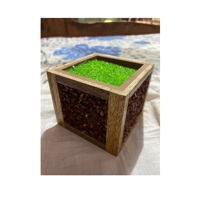 Pièces d'exposition en bois de dernier style de haute qualité pour la décoration intérieure et l'ornement de table personnalisé de mariage écologique