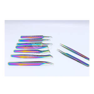 Ensemble de pinces à cils volume en gros, pinces à cils volume les plus vendues, pinces à cils en acier inoxydable de haute qualité, logo personnalisé - Product Image 6