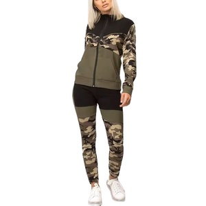 Nuevo Diseño, Chándal Deportivo para Mujer con Estampado de Camuflaje Sublimado, Último Estilo, Chándales con Cremallera para Mujer, Nueva Moda, CP-WTS-10 - Product Image 1