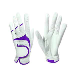 High Quality Men'<b>s</b> Sheepskin Leather Golf Glove Custom Colors Comfortable Lightweight Anti-Slip Soft Breathable Sports Hands - Product Image 1