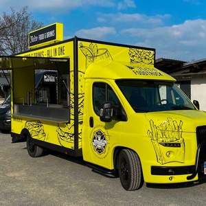 Vente chaude, camion de crème glacée en aluminium OEM, chariot de nourriture mobile, remorque avec certification CE, remorques de restauration personnalisées - Product Image 5