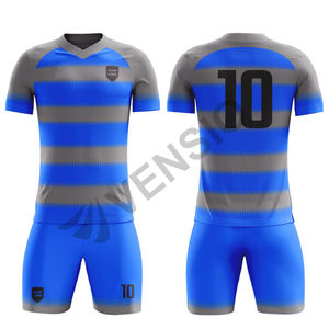 Nouveautés Vêtements de Sport et Adultes Pas Cher Polyester Haute Qualité Sublimation Football Uniforme France Football Jersey - Product Image 1