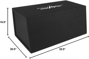 Nuevo Subwoofer de Alta Calidad Skar Audio Dual de 8 Pulgadas y 1400 W, Serie SDR, Caja Ventilada |   SDR-2X8D4 - Product Image 2
