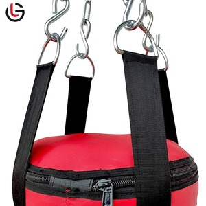 Saco de boxeo pesado con logotipo personalizado de alta calidad, herramienta de entrenamiento de cuero PU de último diseño para hombres, arena rellena, gimnasio, deportes, Fitness - Product Image 5