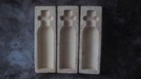 100% naturel mycélium vin spiritueux Fugni champignon plateau intérieur emballage remplacement plastique polystyrène EPS PU
