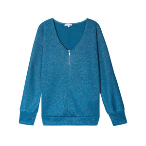 Suéter de Mujer de Alta Calidad con Cierre de Cremallera para Invierno, Diseño Minimalista, Máxima Calidez, Uso Diario Informal, para el Fin de Semana - Product Image 1