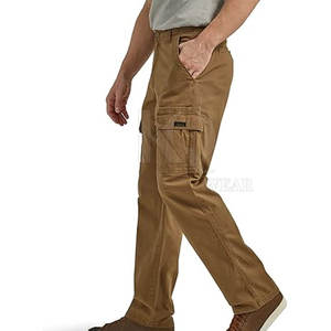 กางเกงคาร์โก้ผู้ชายสไตล์ลำลอง ผ้าฝ้าย 100% เอวกลาง น้ำหนักเบา ระบายอากาศได้ดี เหมาะสำหรับใส่ในชีวิตประจำวันและกิจกรรมกลางแจ้ง - Product Image 2