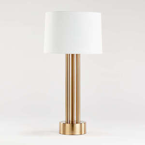 โคมไฟตั้งโต๊ะ LED สีขาววัสดุตัวโลหะสำหรับตกแต่งห้องนอนผลิตในอินเดีย - Product Image 6