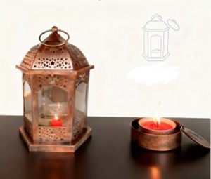 Handcrafted Antique Metal <b>Moroccan</b> <b>Lantern</b> with Glass Panels Elegant Cutwork Soft Candle Glow for Luxury Home Decor Gift - Product Image 4