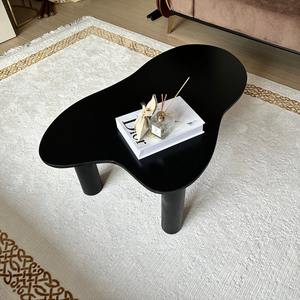 โต๊ะกลางสีดำทันสมัยสำหรับห้องนั่งเล่นพร้อมดีไซน์ทันสมัยและที่เก็บของเหมาะสำหรับบ้านและสำนักงานเฟอร์นิเจอร์ที่ทันสมัย - Product Image 1