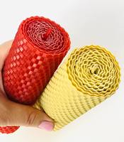 Kit de fabricación de velas DIY al por mayor, láminas de cera de abejas en forma de panal, ecológicas, no tóxicas, color oliva, velas navideñas para niños y bodas