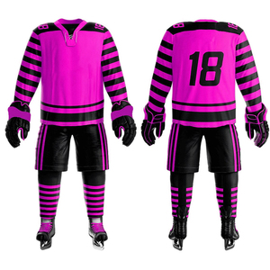 Ropa deportiva de la mejor calidad camisetas de hockey sobre hielo y campo uniforme de hockey para hombres 100% poliéster equipo transpirable campo Hockey Jersey - Product Image 1