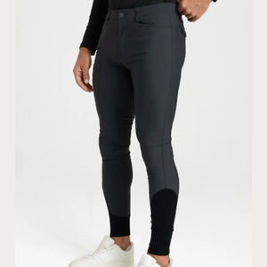 Pantalones de Equitación para Hombre, Ajustados, de Tela Elástica, Transpirables, de Larga Duración - Product Image 1