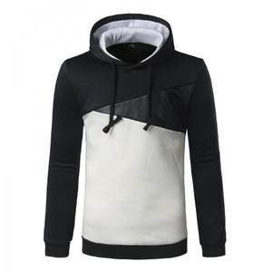 Men's Premium Slim Multi-Color Cotton Fleece <b>Hoodie</b> two tone <b>hoodie</b> Soft Zip-up Jacket Embroidery Plain Dyed Winter Coat - Product Image 1