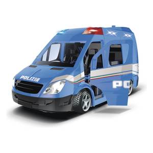 Modèle de voiture de police à l'échelle 1:20, unité mobile 0338, avec lumières et sons, autres véhicules jouets - Product Image 1