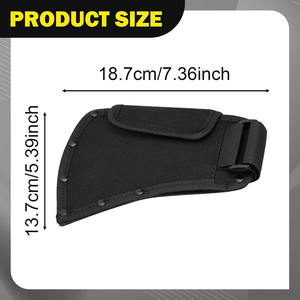 OEM Wholesale High Durability Leather Hatchet Sheath | Portable Axe <b>Head</b> <b>Cover</b> Belt Loop Hook Loop Closure 1 Year Warranty - Product Image 3