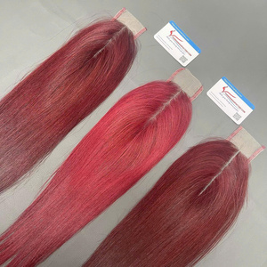 Precio al por mayor HD Cierre de encaje Virgen Vietnamita Extensiones de cabello humano 2x6 Cierre Pelucas Cabello - Product Image 5