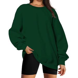 Sweat-shirt uni pour femmes-Pullover basique en polaire douce-Idéal pour la marque personnalisée-Usine - Product Image 4