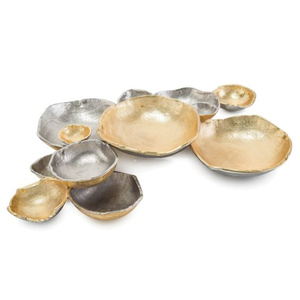 <b>Chocolate</b> Serving Bowl Made of Metal Table Decorative <b>Chocolate</b> Server Platters Greatest Quality <b>Ramadan</b> Decorative Bowl - Product Image 6