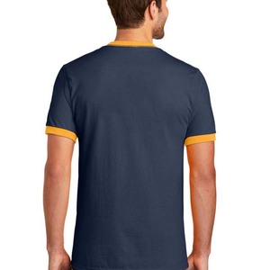 100% coton respirant hommes t-shirt col rond athlétique t-shirts à manches courtes sport Logo personnalisé conception sonnerie t-shirt pour hommes - Product Image 6