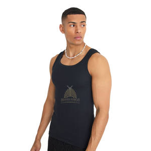 Custom Logo Cotton/Polyester Sports Plain <b>Gym</b> Running Tank Tops Muscle Bodybuilding Stringer Fitness <b>Gym</b> <b>Mens</b> wholesale Tank Top - Product Image 4